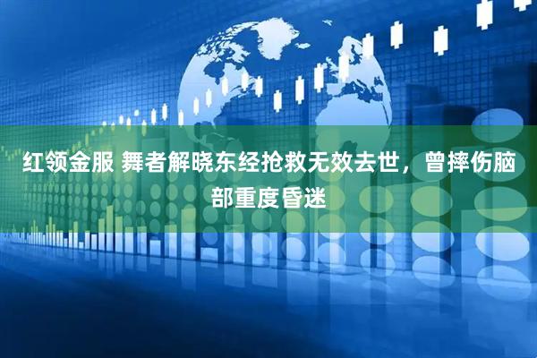 红领金服 舞者解晓东经抢救无效去世，曾摔伤脑部重度昏迷