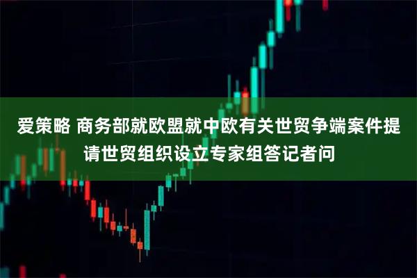 爱策略 商务部就欧盟就中欧有关世贸争端案件提请世贸组织设立专家组答记者问